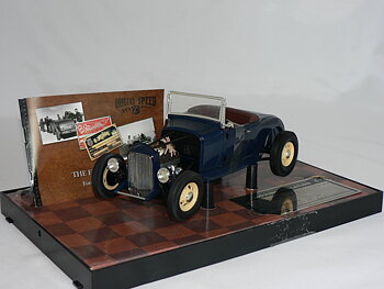 Ford Model A Roadster  1:18  Higway 61  (Trasig transparant Plast )