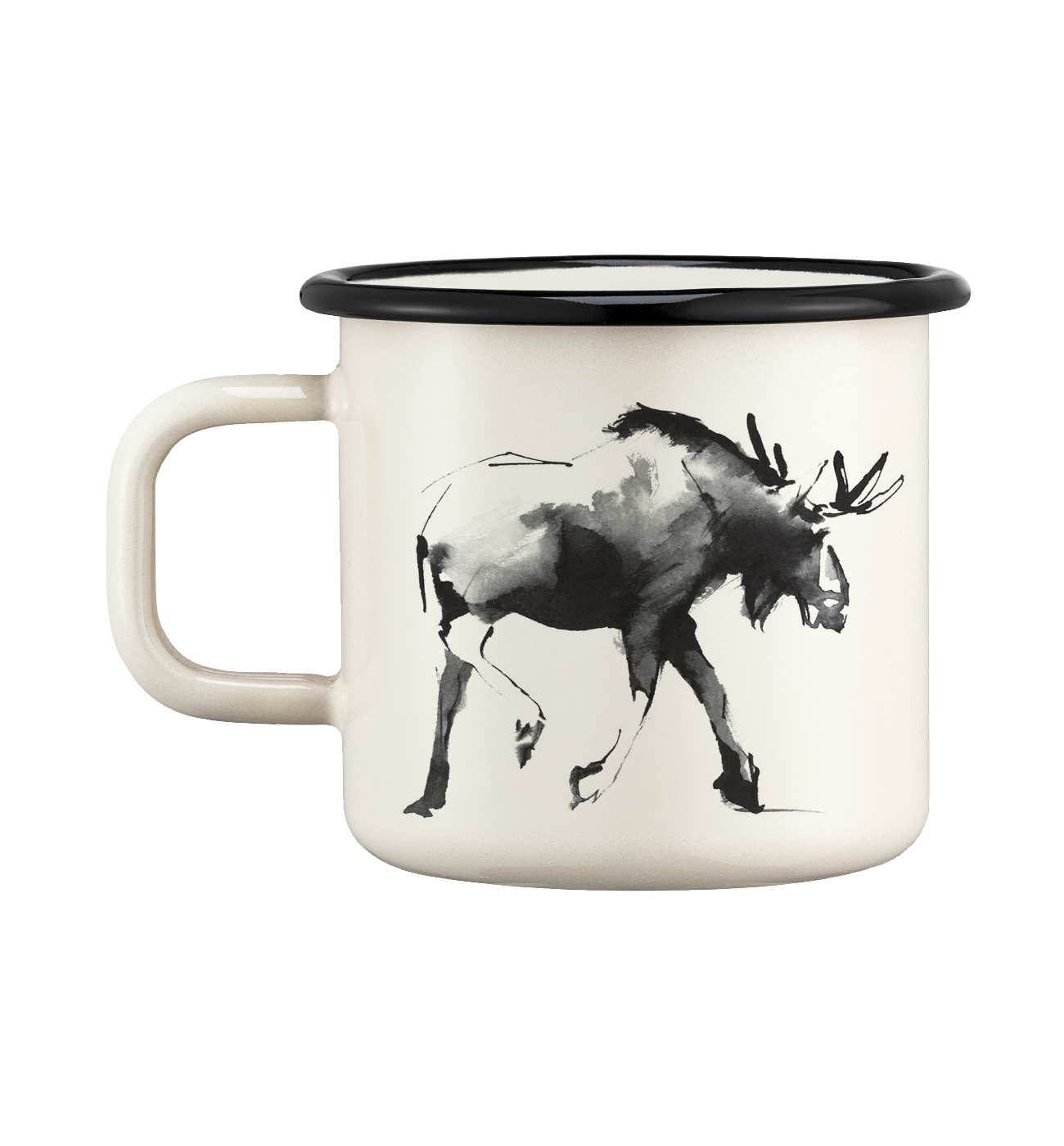 Emaljmugg Älg 3,7 dl - 2
