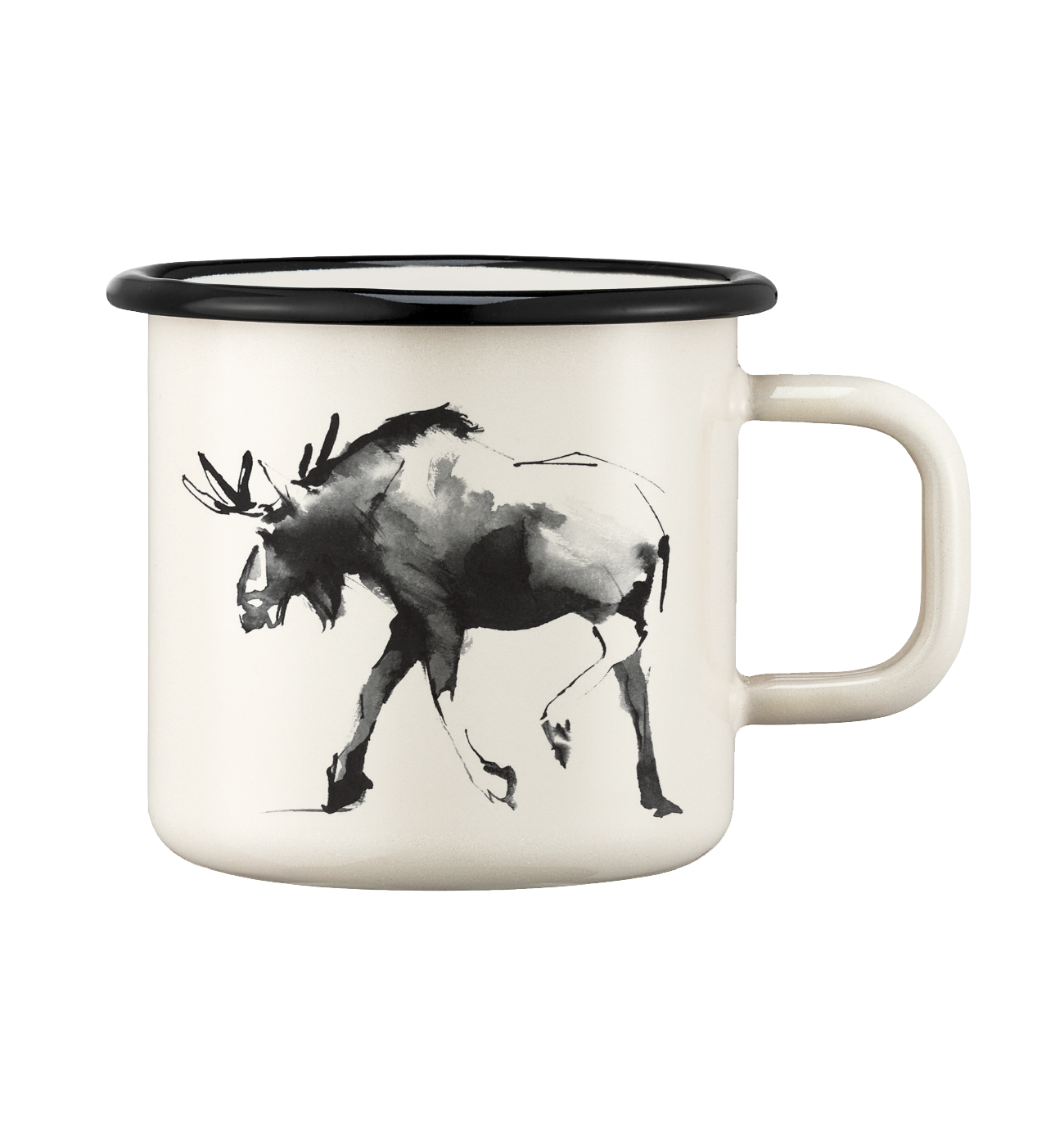 Emaljmugg Älg 3,7 dl