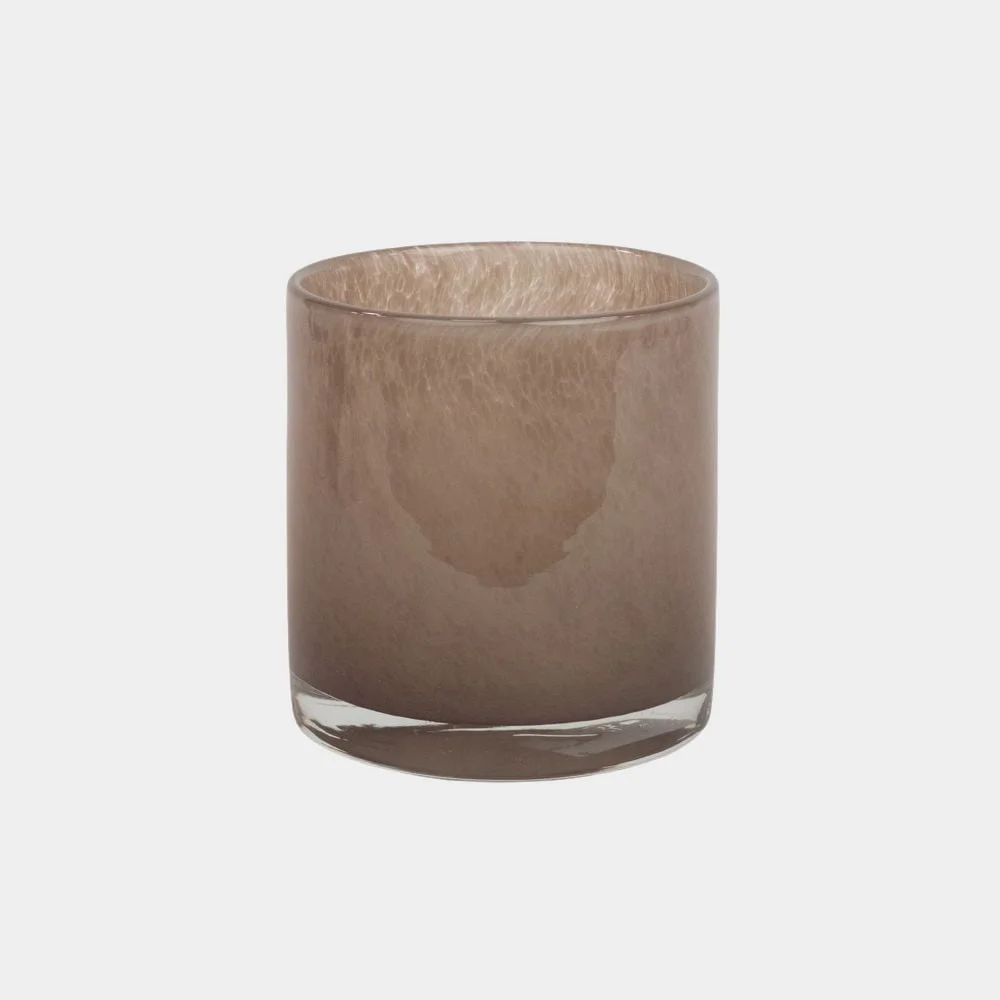 Nilla Ljuslykta Brungrå 10 cm