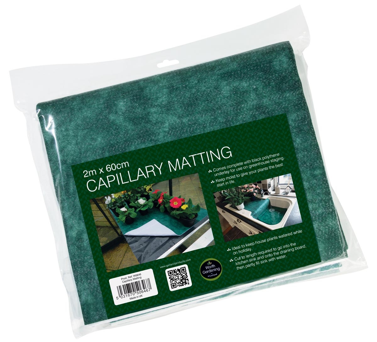 Bevattningsmatta - 200 x 60 cm - Kapillärmatta