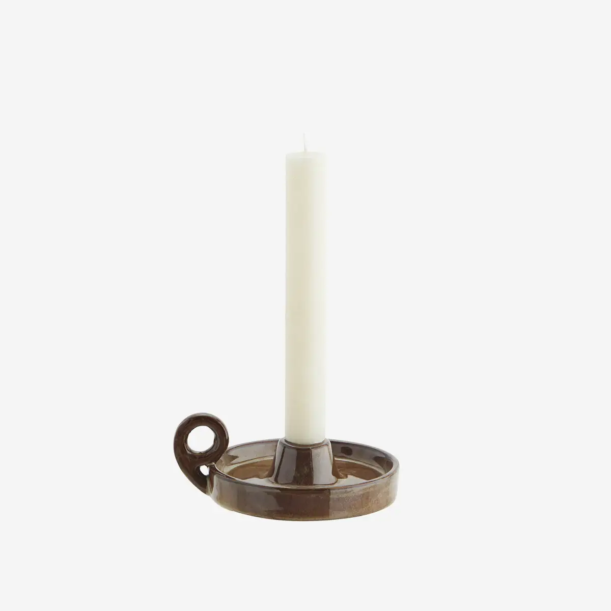 LJUSHÅLLARE - BRUN/BEIGE - 2