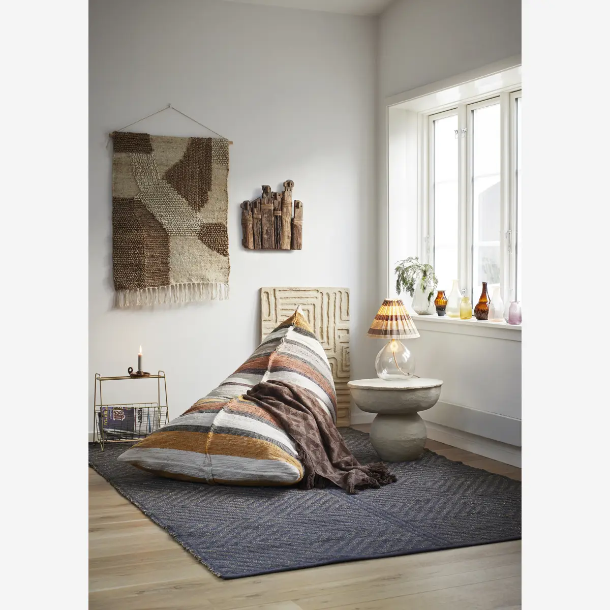 LJUSHÅLLARE - BRUN/BEIGE - 3