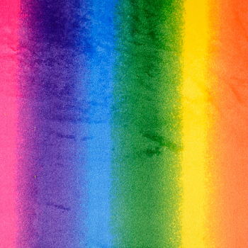 CUDDLE FLEECE - COLORFULL RAINBOW