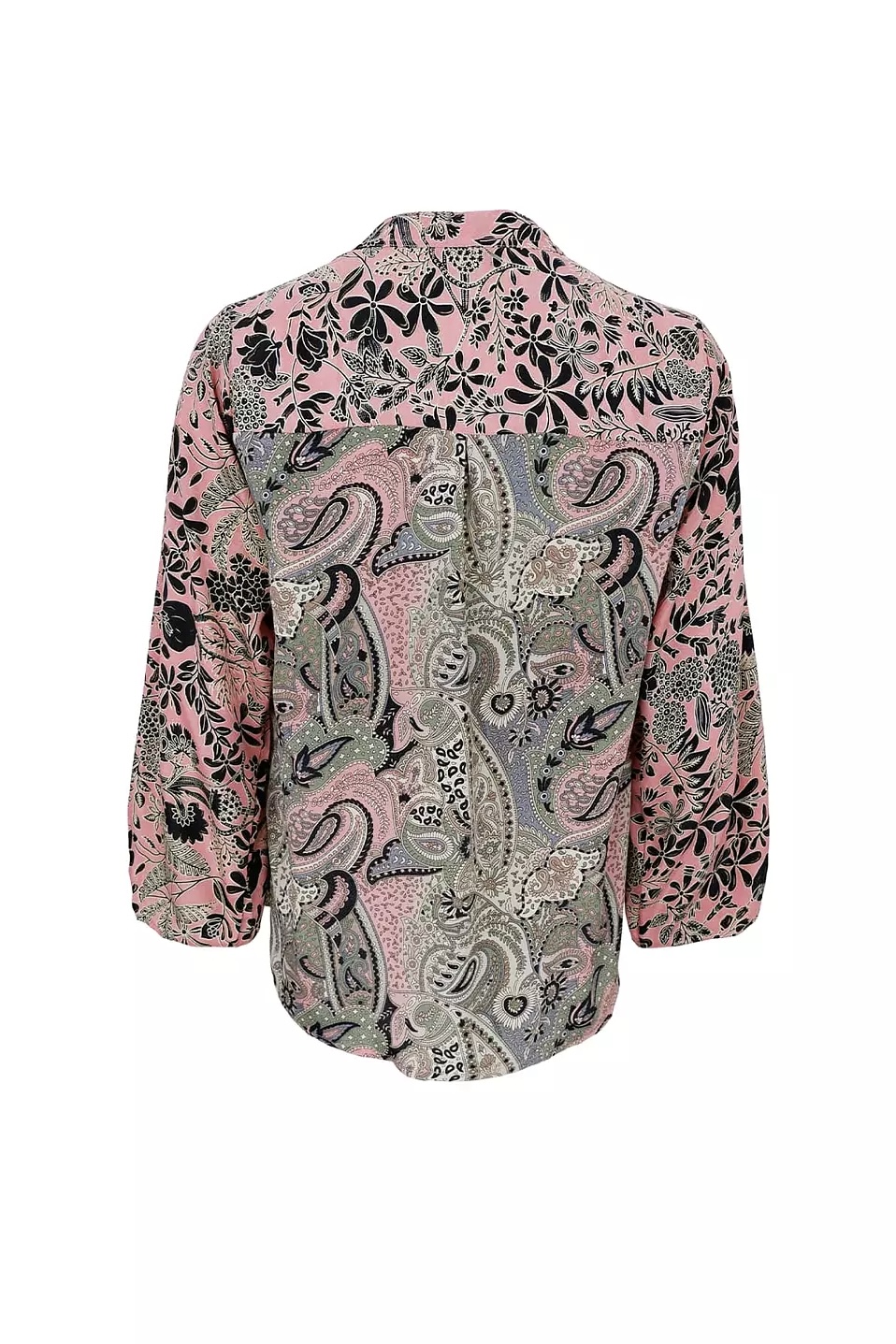 Black Colour - Luna Kaftan Blouse Cashmere mix - 3