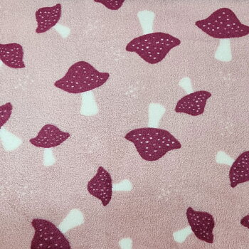 CUDDLE FLEECE - MUSHROOM PINK