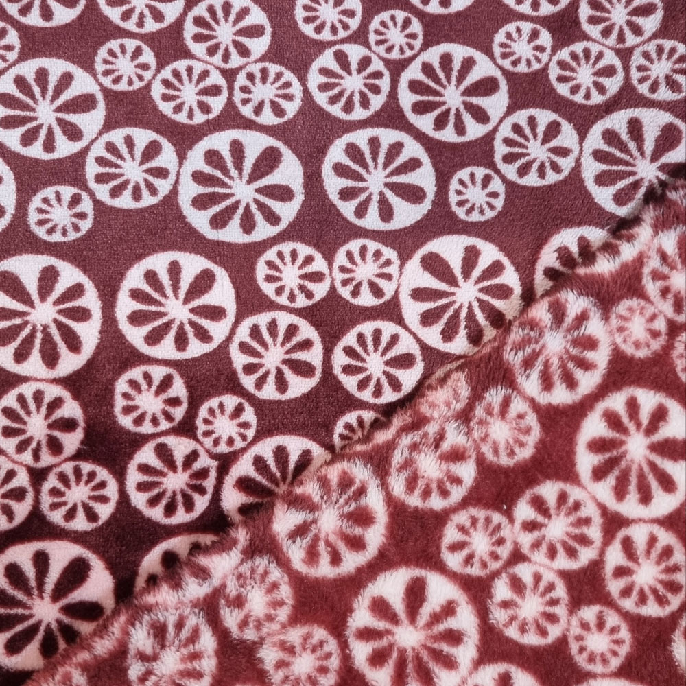 CUDDLE FLEECE - FLOWERS - 3
