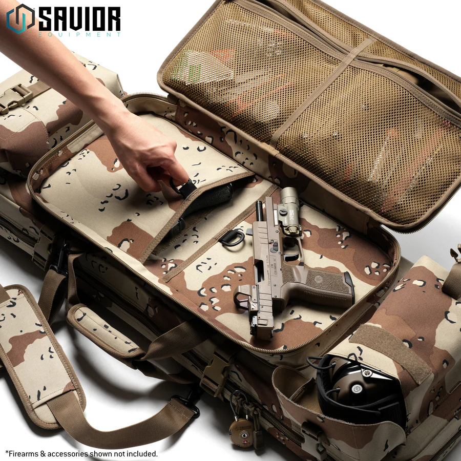 Savior Equipment Urban Warfare 36"  Double Rifle Case - Camo 3