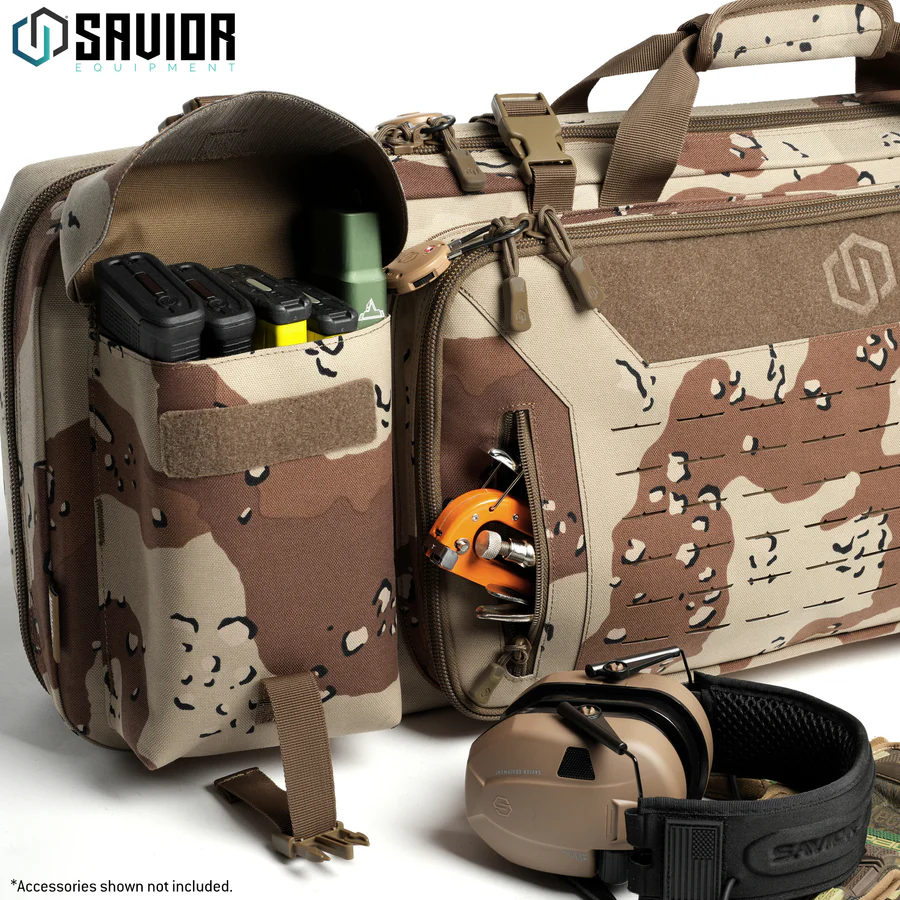 Savior Equipment Urban Warfare 36"  Double Rifle Case - Camo 4