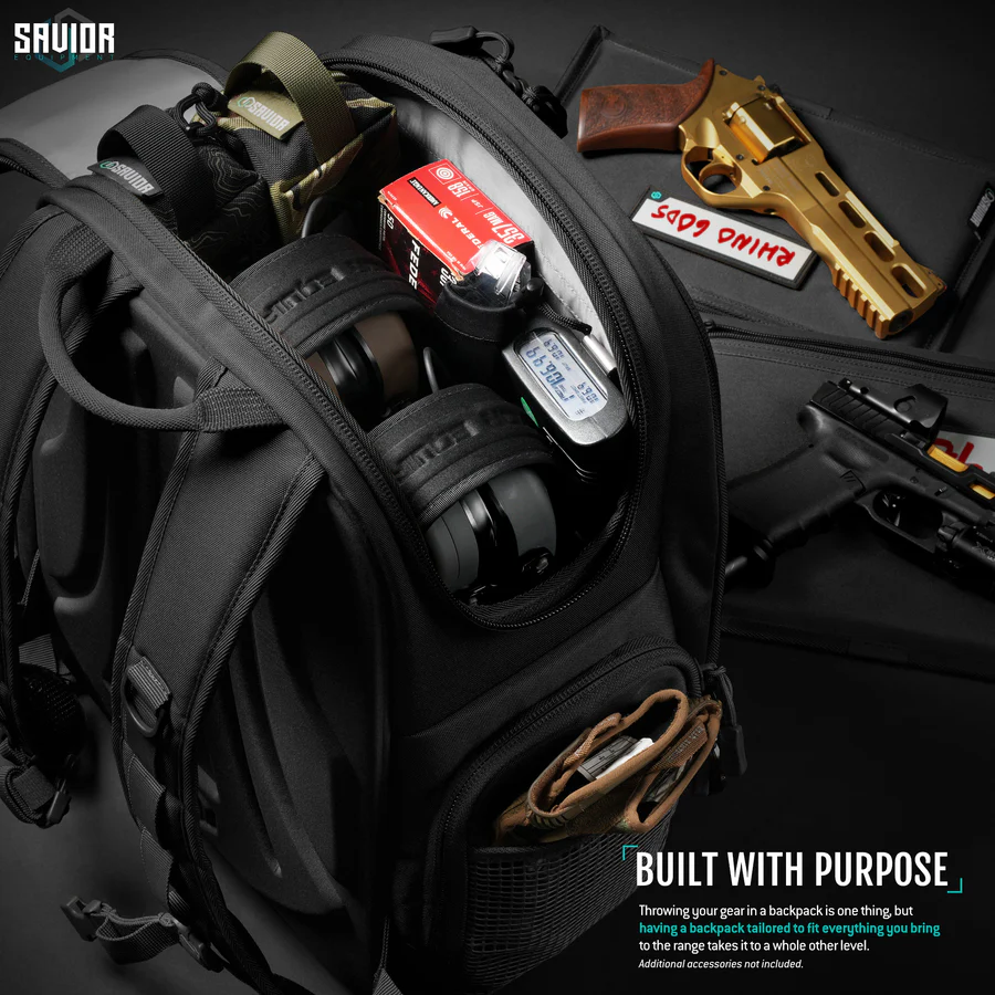 Savior Equipment Compact S.E.M.A Pistol Backpack - Black 3