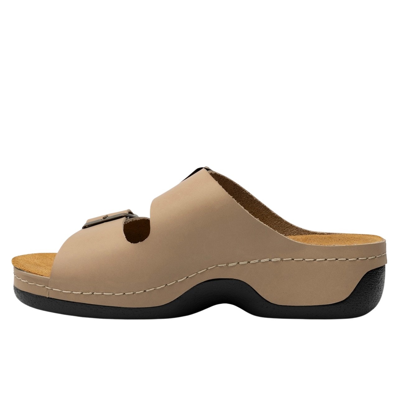 Naisten sandaali Beige - ergoflex - 3