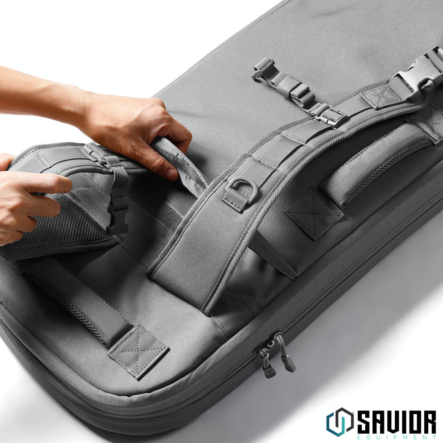 Savior Equipment Specialist Covert 30" Single Rifle Case - SW Gray 5