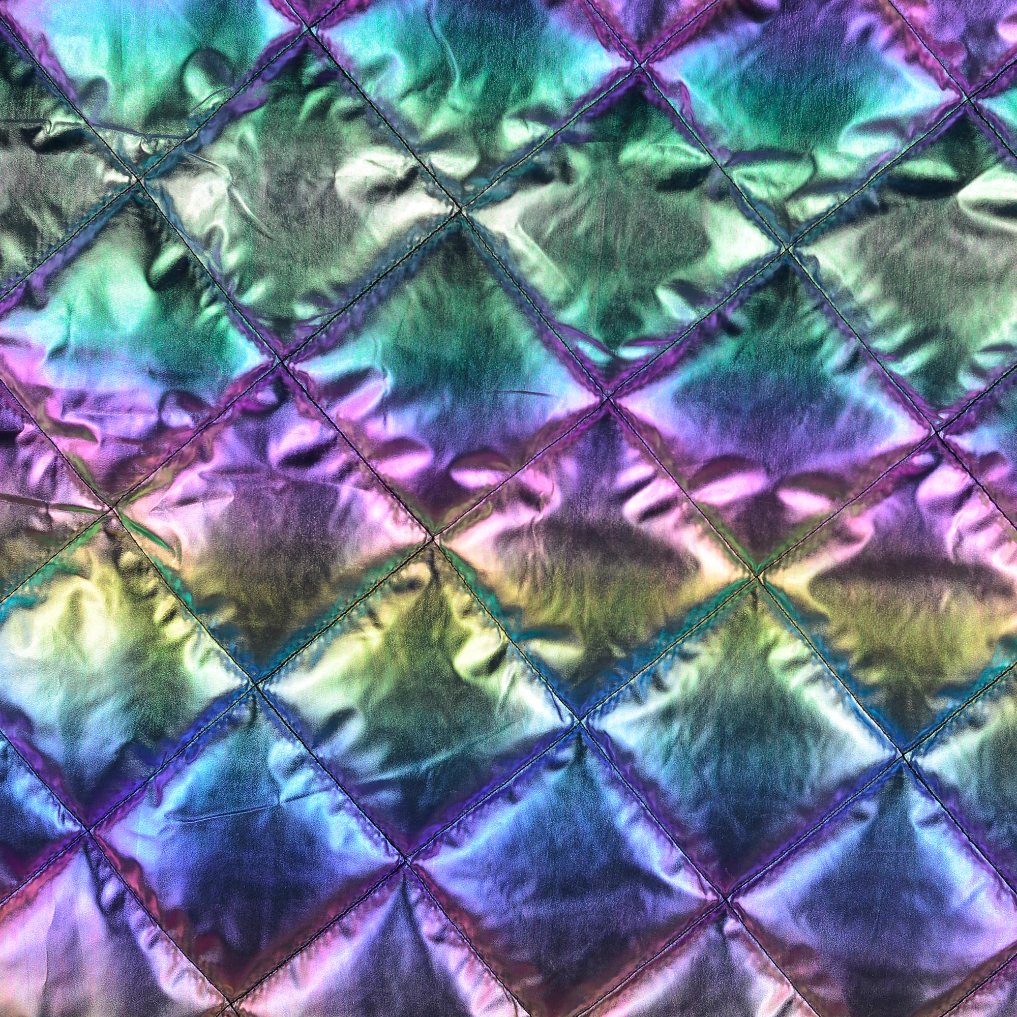 METALIC QUILT - RAINBOW