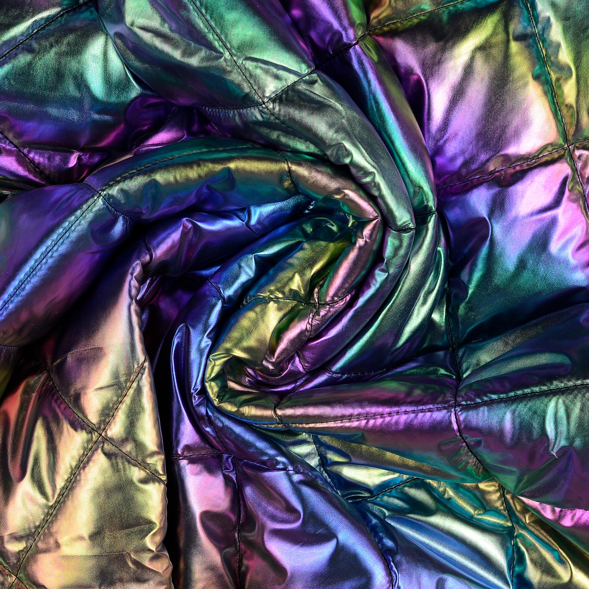 METALIC QUILT - RAINBOW - 3