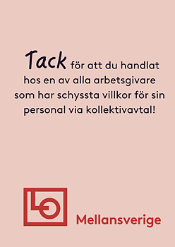 Tapplapp A6 - Tack för att du handlat