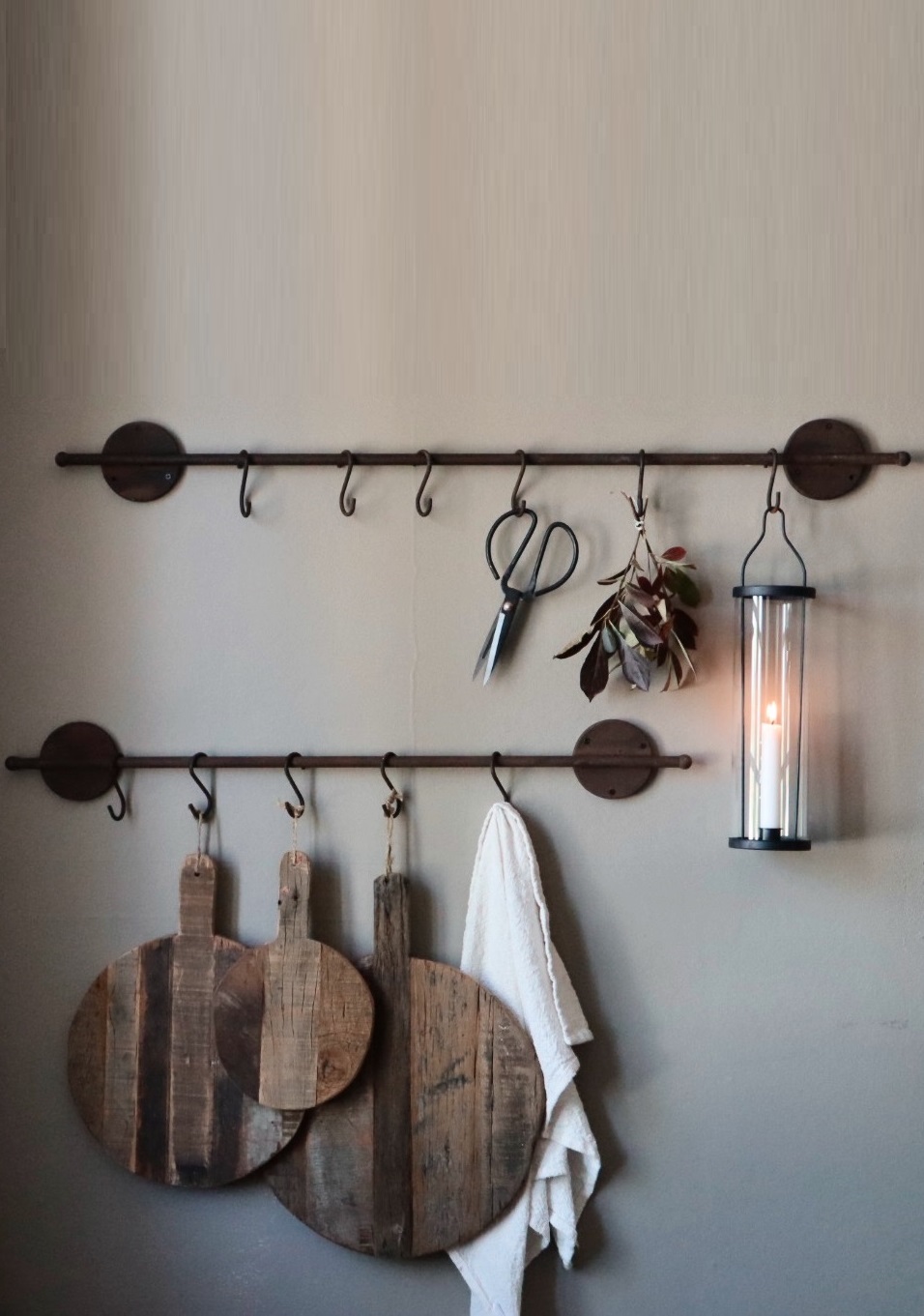 Coat rack - Clothes hanger with hooks - Metal - 100 cm - 2