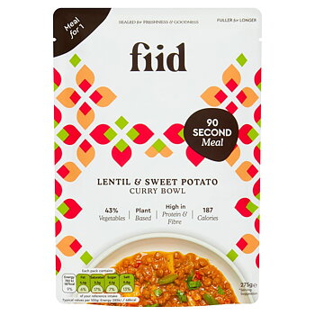 Curry Linser Sötpotatis 275g Fiid