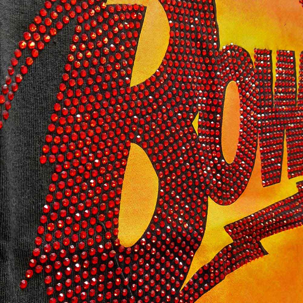 David Bowie t-skjorte: Diamond Dogs Logo (Embellished Collection) - størrelse S-XXL - 3