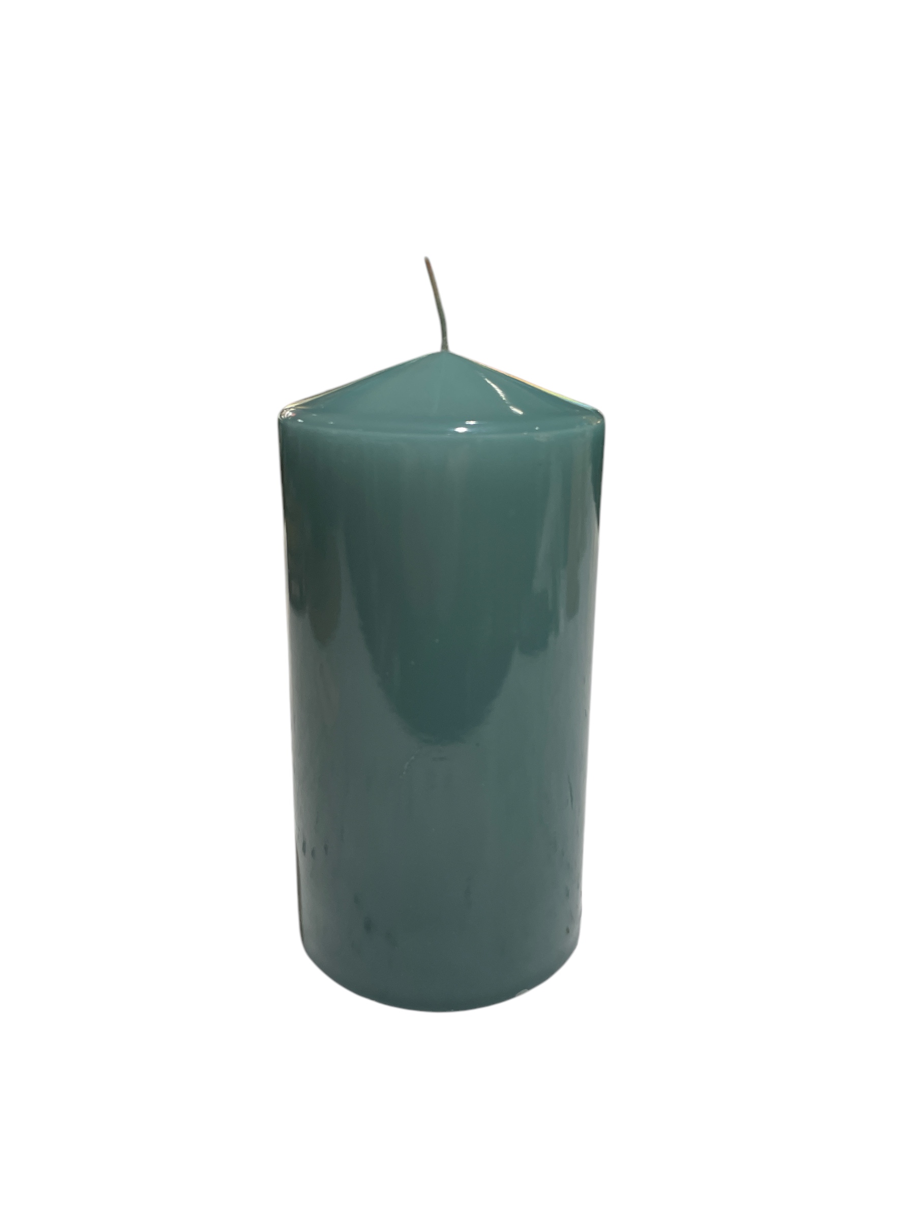 Blockljus Duvblå Lack 7,5x15 