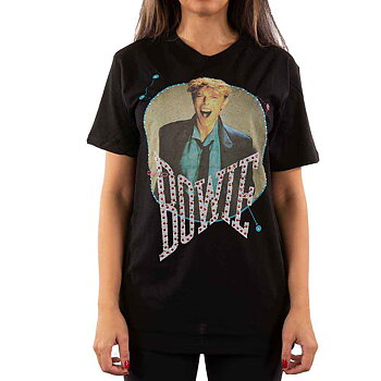 David Bowie t-shirt: Vintage '83 (Embellish Collection) - storlek S-XXL