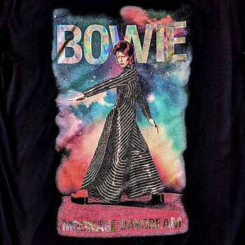 David Bowie t-shirt: Moonage 11 Fade (Embellished Collection) - storlek S-XXL