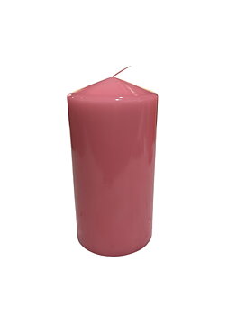 Blockljus Rosa Lack 7,5x15 