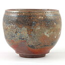 Isak Isaksson (2000s) Unique Chawan Bowl with Brown Glaze 10 cm  #1