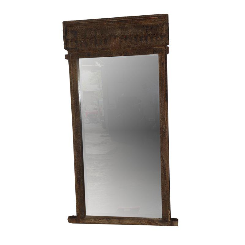 Vintage Spegel  Antik  Höjd 204 cm  - 4