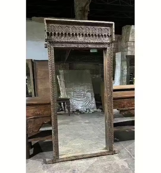 Vintage Spegel  Antik  Höjd 204 cm 