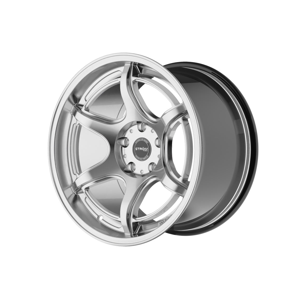 Ström Wheels DS-45 18x9 ET30 5x120 Light Hyper Black