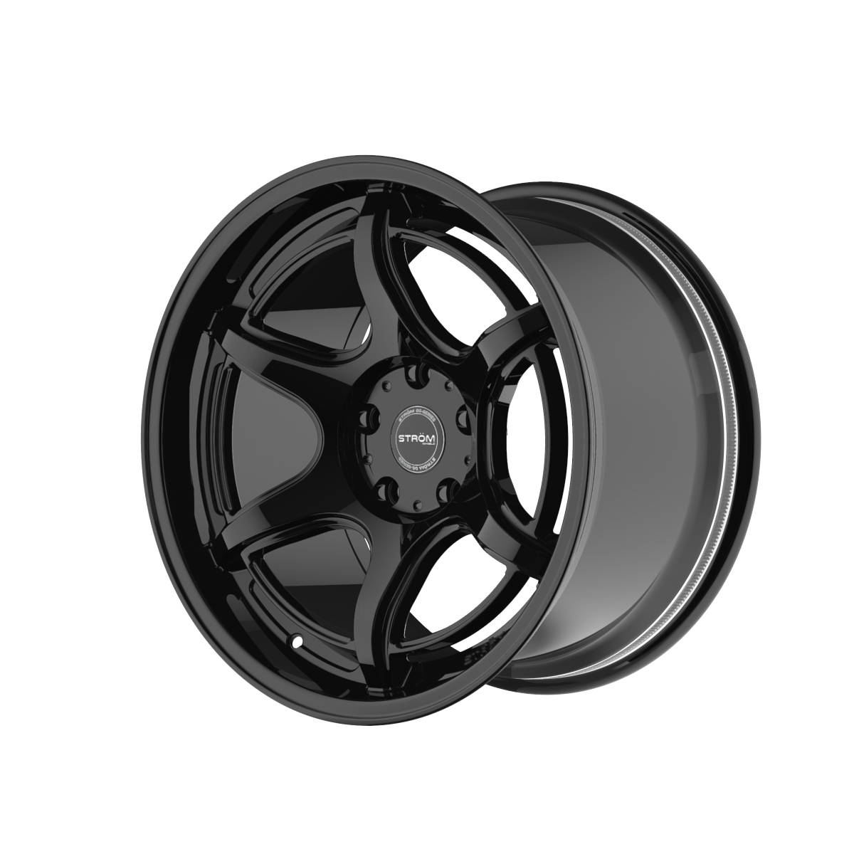 Ström Wheels DS-45 18x9 ET30 5x120 Full Gloss Black