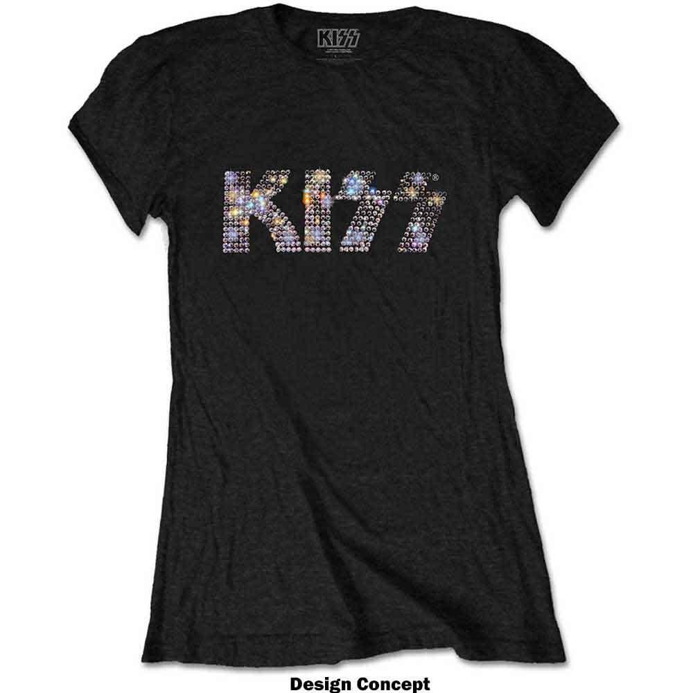 KISS t-shirt: Logo (Embellish Collection) - size S-XXL - 5