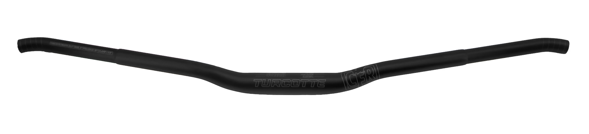 CFR Brett Turcotte VX Styre Fatbar 10 grader Hooked 1/2" Höjning - Svart
