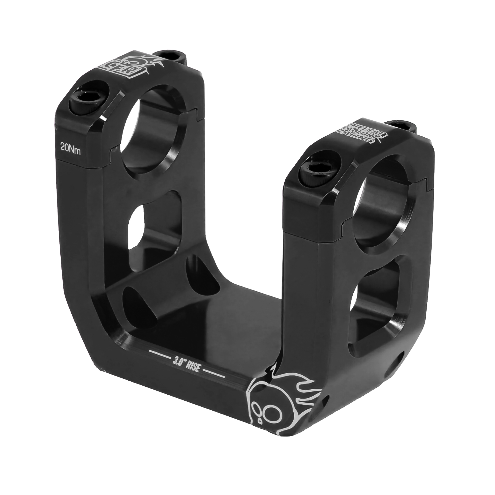CFR FTP Styrhöjare 3" Polaris - Svart
