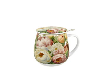 Peonies - Mugg Barrel med tesil (The Art Gallery)
