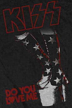 KISS t-shirt: Do You Love Me - storlek S-XXL
