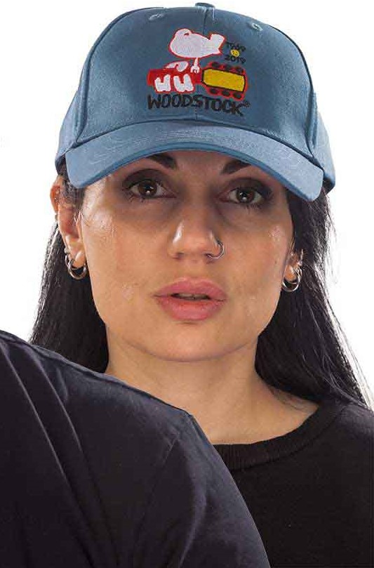 Woodstock Baseball Cap: Logo - 2 colors - 3