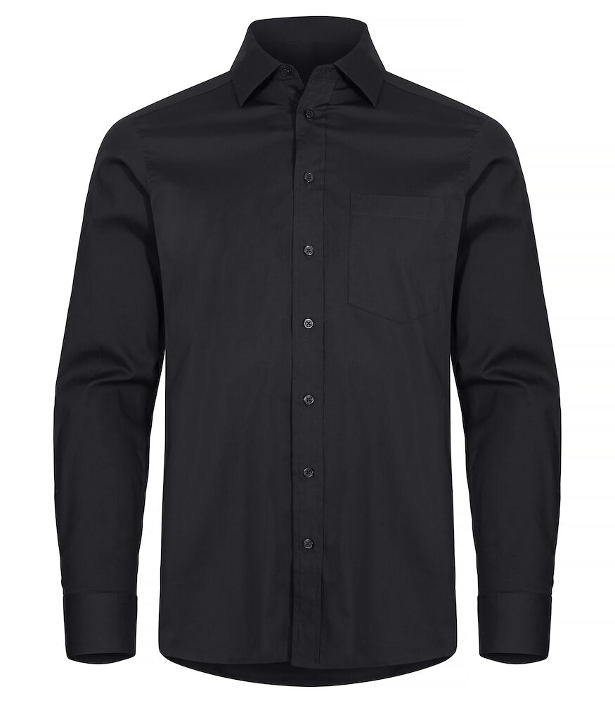 Stretch Shirt L/S Herr - Clique