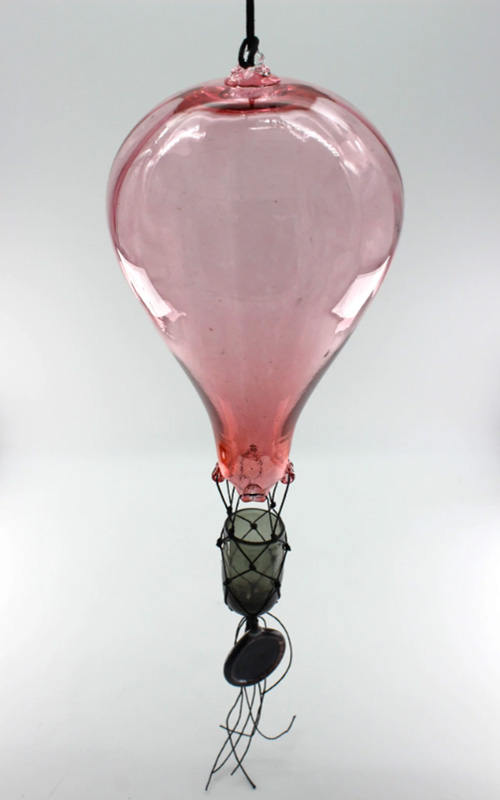 Balloon Pink - Hängende Glasskulptur
