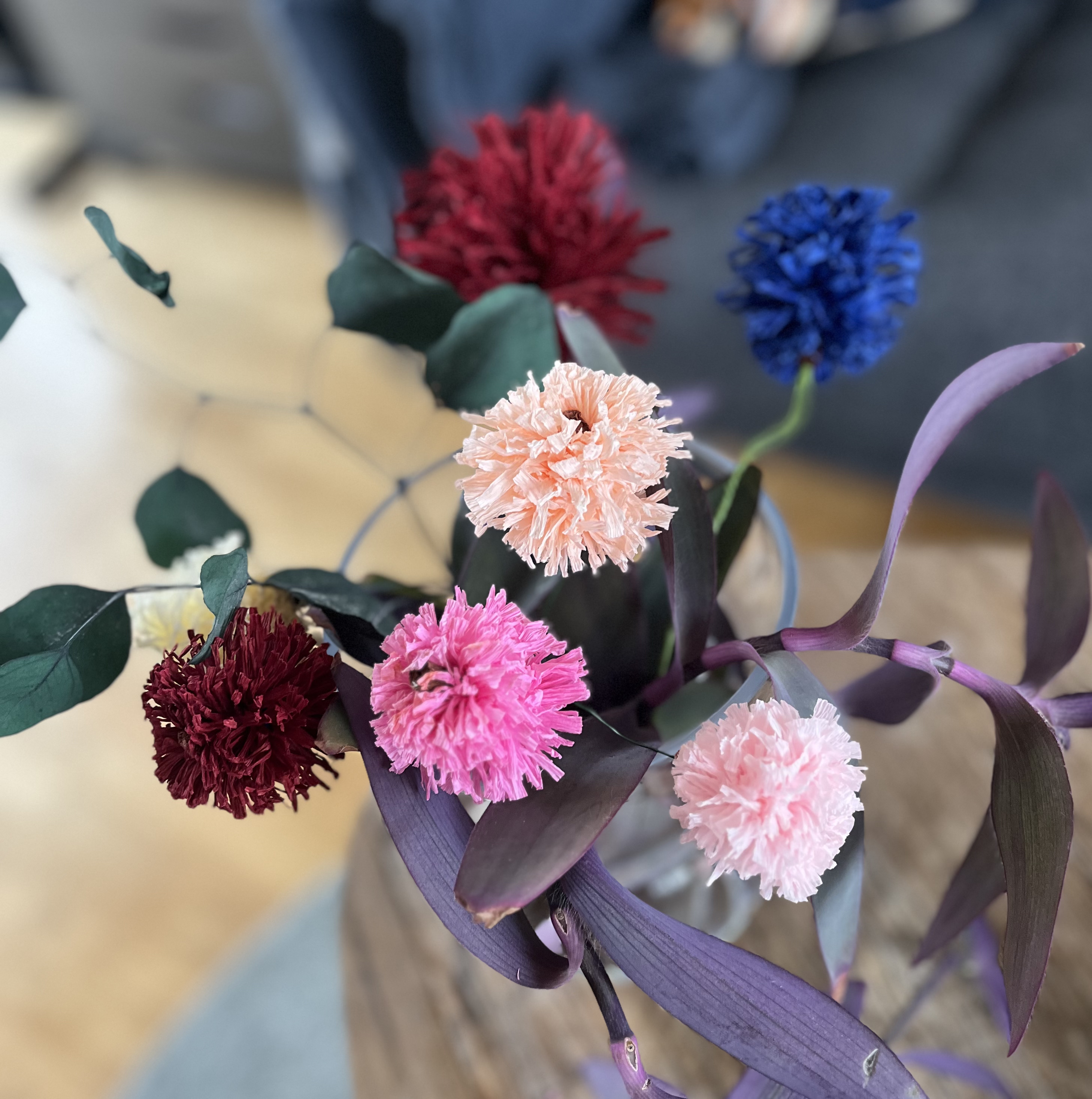 Workshop hos PollyJo i Malmö 27/3: Vi gör krysantemum! - 2