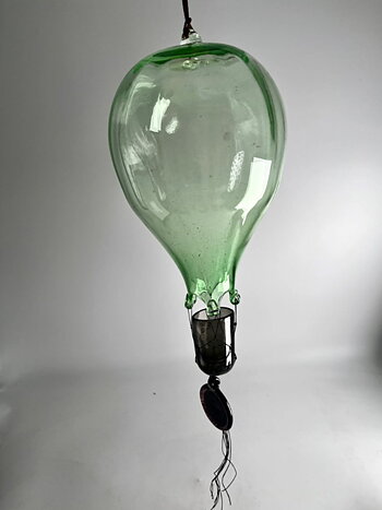 Balloon Green - Escultura colgante de vidrio