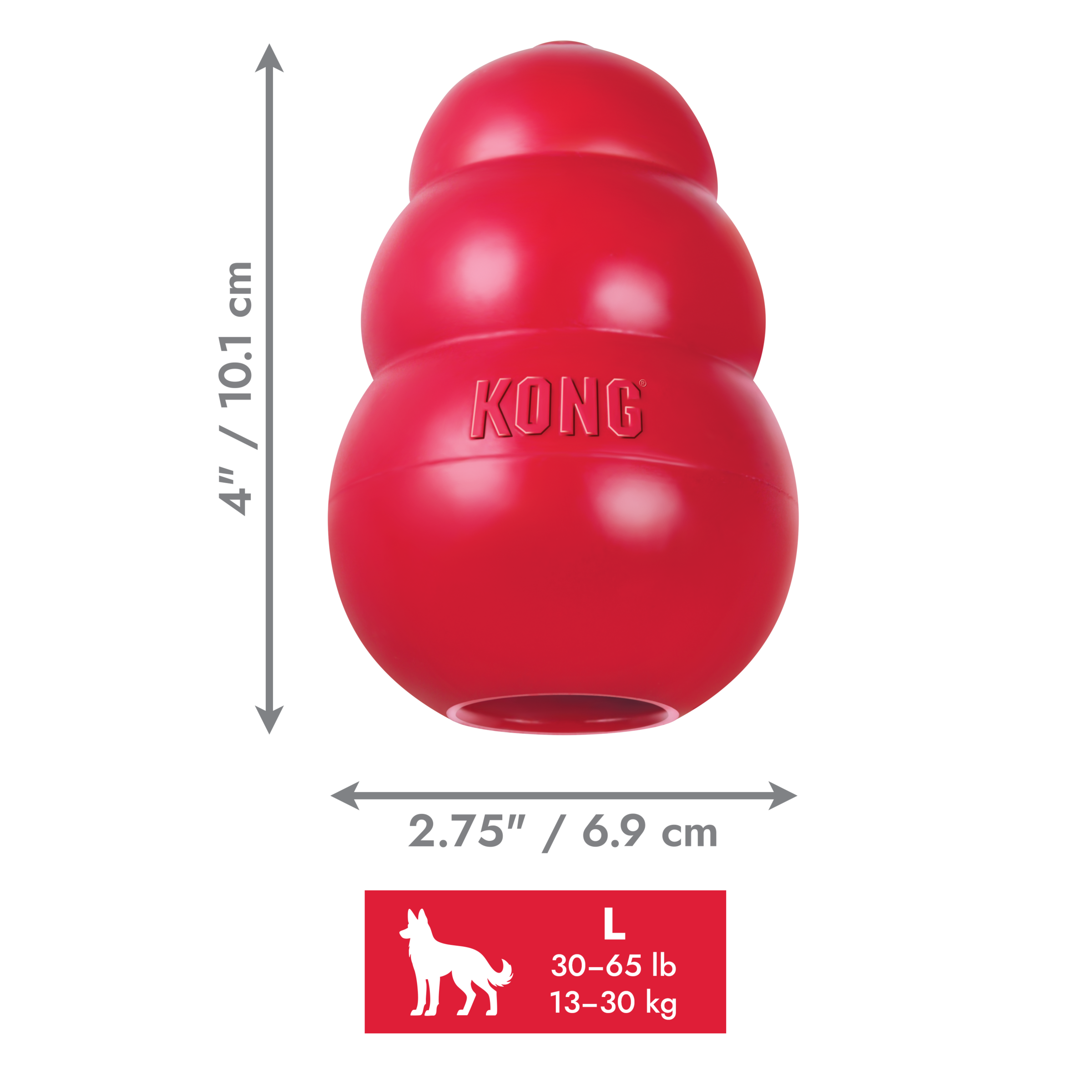 KONG Classic röd - 15