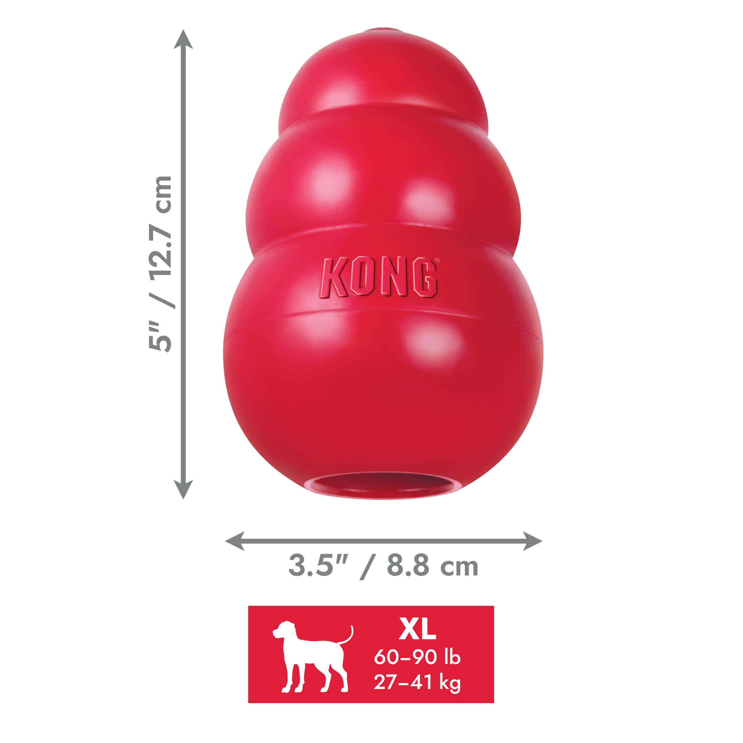 KONG Classic röd - 16