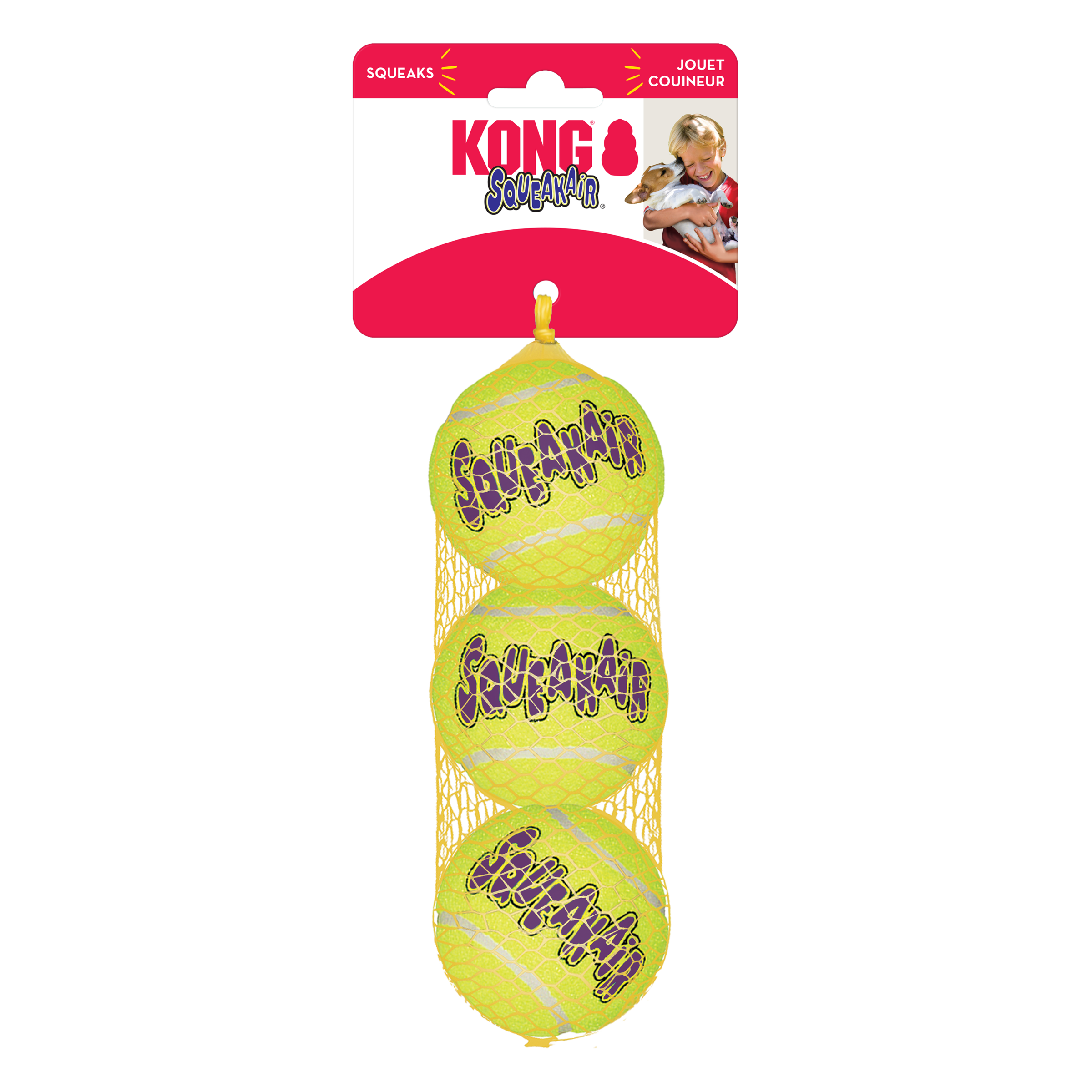 KONG SqueakAir® Ball 3-Pack - 7