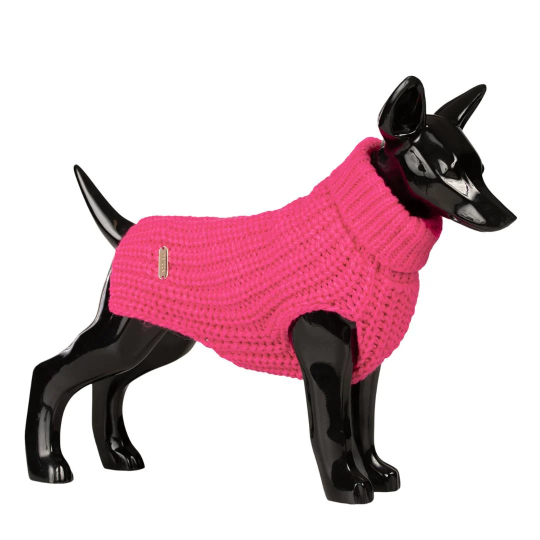 PAIKKA Knit Sweater - Hot pink - 2