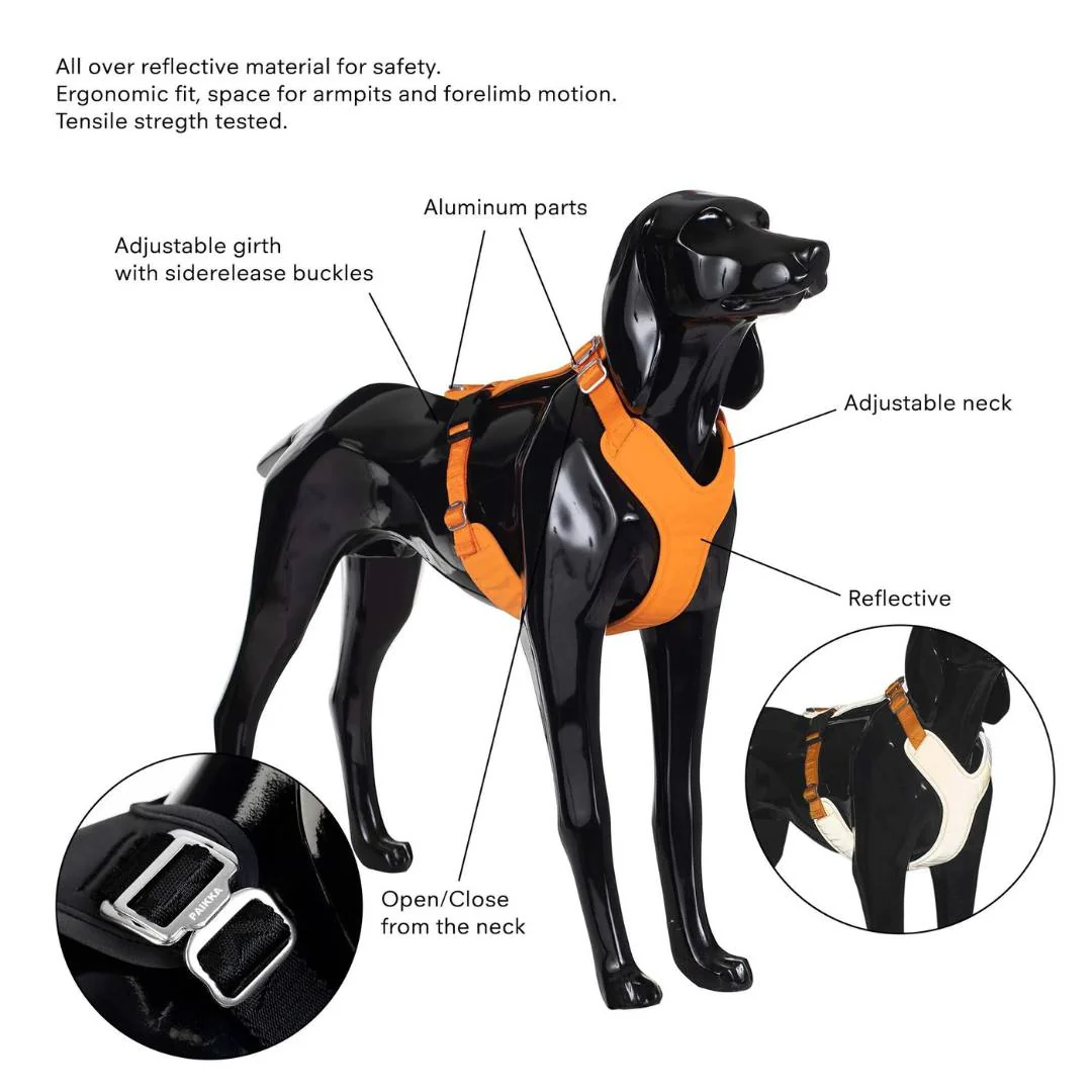 PAIKKA Visibility Harness Sele  S - Orange - 6
