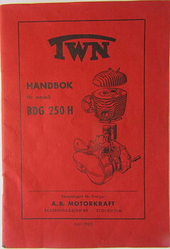 1952 TWN BDG 250 H Handbok