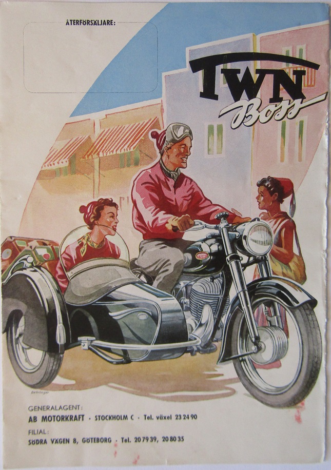 1953-1955 TWN Boss 350 broschyr