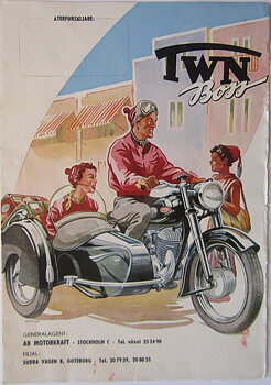 1953-1955 TWN Boss 350 broschyr