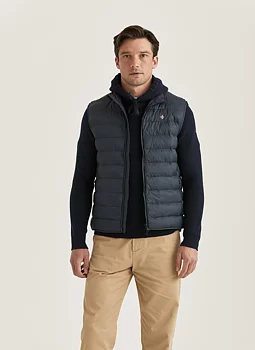 Morris - Norfolk Liner Vest - Blue